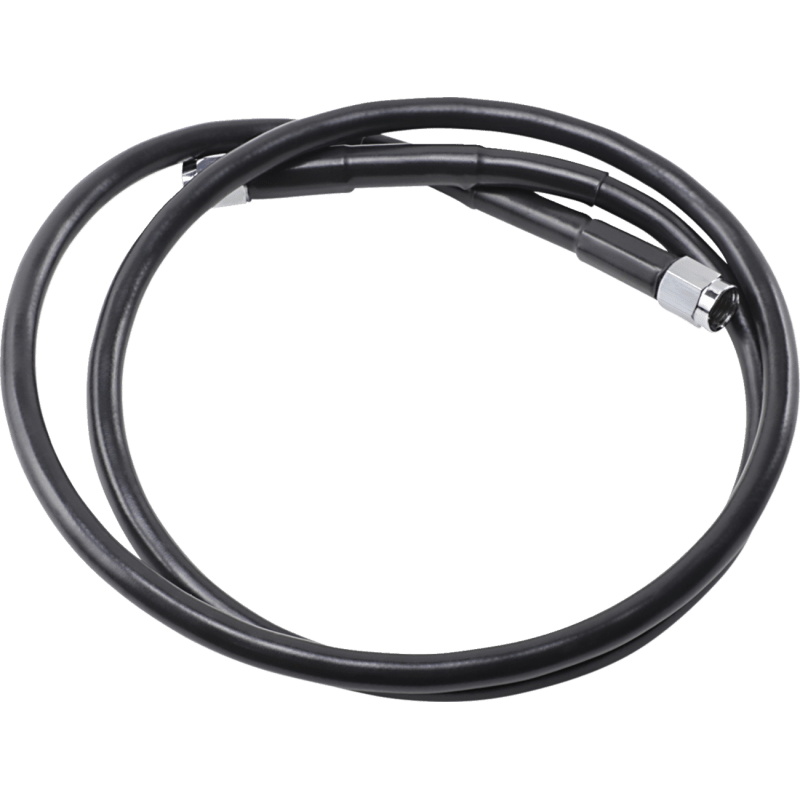 DRAG SPECIALTIES BLACK S/S BRAKE LINE 40" (840 - BLK) - DRIVEN Canada's Powersports 840 - BLK