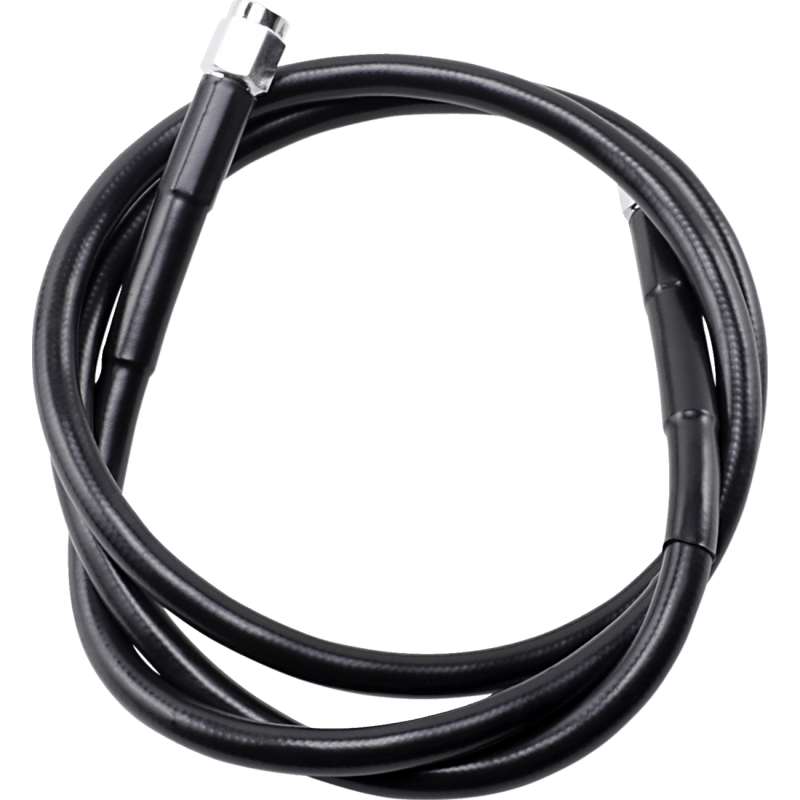DRAG SPECIALTIES BLACK S/S BRAKE LINE 42" (842 - BLK) - DRIVEN Canada's Powersports 842 - BLK