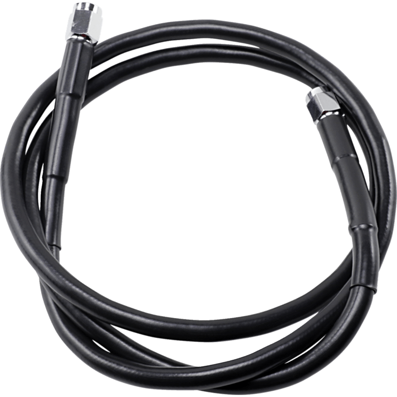 DRAG SPECIALTIES BLACK S/S BRAKE LINE 45" (845 - BLK) - DRIVEN Canada's Powersports 845 - BLK