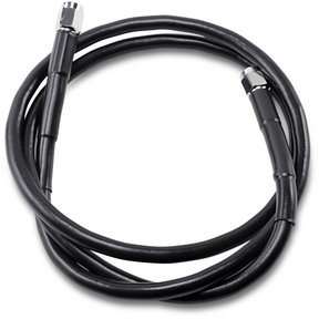 DRAG SPECIALTIES BLACK S/S BRAKE LINE 45" (845 - BLK) - DRIVEN Canada's Powersports 845 - BLK