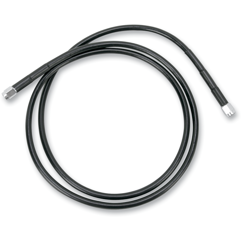 DRAG SPECIALTIES BLACK S/S BRAKE LINE 76" (1741 - 2745) - DRIVEN Canada's Powersports 1741 - 2745