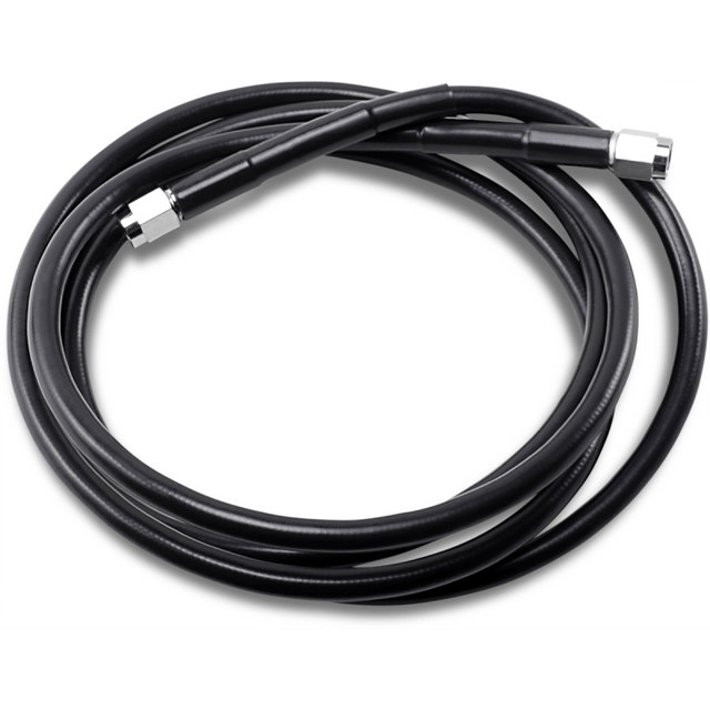 DRAG SPECIALTIES BLACK S/S BRAKE LINE 76" (1741 - 2745) - DRIVEN Canada's Powersports 1741 - 2745