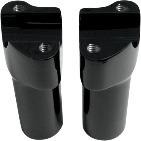 DRAG SPECIALTIES BLK 3" BUFFALO RISERS PR (0602 - 0351) - DRIVEN Canada's Powersports 0602 - 0351