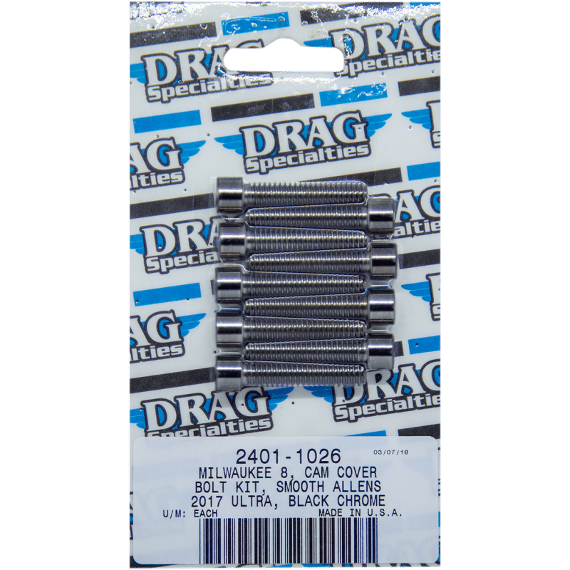 DRAG SPECIALTIES BOLT KIT M8 CVR B/C - DRIVEN Canada's Powersports 632393676052MK779SBK
