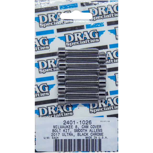 DRAG SPECIALTIES BOLT KIT M8 CVR B/C - DRIVEN Canada's Powersports 632393676052MK779SBK