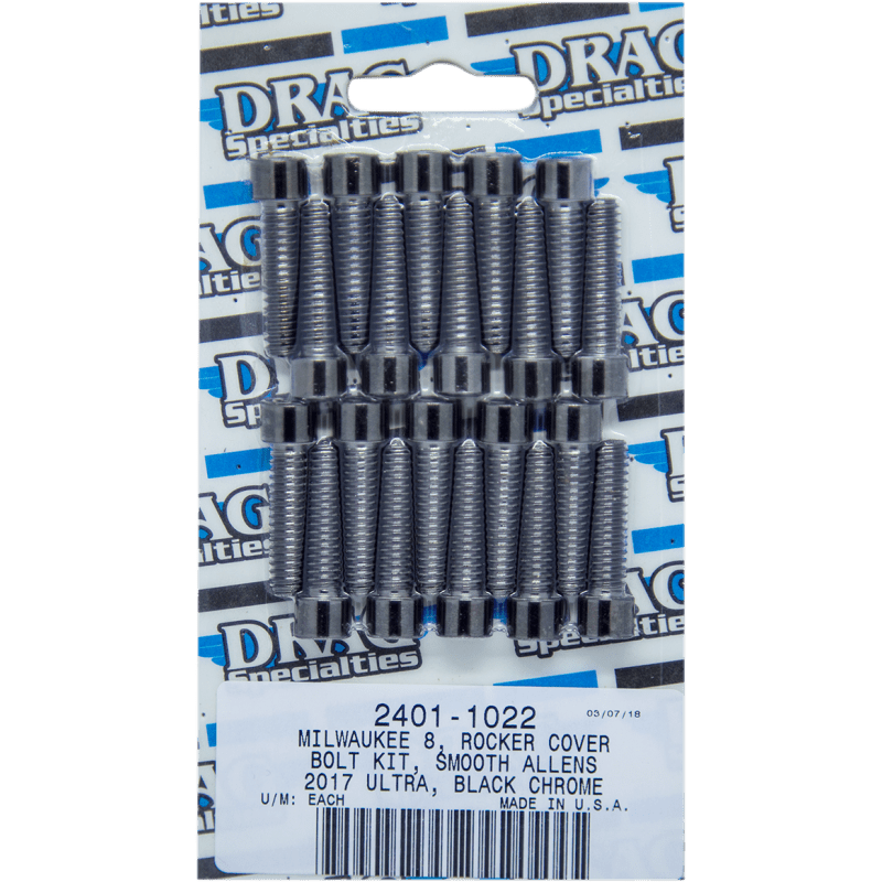 DRAG SPECIALTIES BOLT KIT M8 ROCKER B/C - DRIVEN Canada's Powersports 632393675970MK777SBK