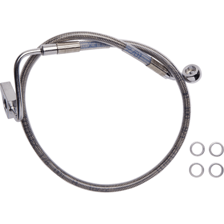DRAG SPECIALTIES BRAKE LINE RR ABS SS (6172101) - DRIVEN Canada's Powersports 6172101