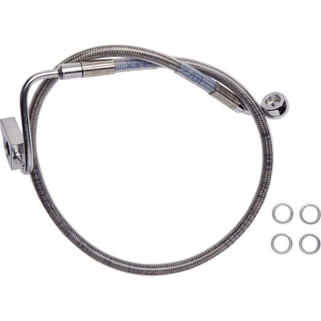 DRAG SPECIALTIES BRAKE LINE RR ABS SS (6172101) - DRIVEN Canada's Powersports 6172101