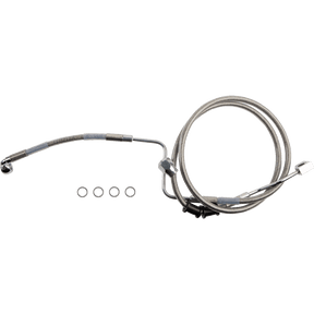 DRAG SPECIALTIES BRAKE LINE RR ABS SS (618598) - DRIVEN Canada's Powersports 618598