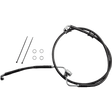 DRAG SPECIALTIES BRAKE LINE RR NON ABS (618607 - BLK) - DRIVEN Canada's Powersports 618607 - BLK