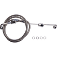 DRAG SPECIALTIES BRAKE LINE RR NON ABS SS (6141900) - DRIVEN Canada's Powersports 6141900