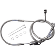 DRAG SPECIALTIES BRAKE LINE RR NON ABS SS (621225) - DRIVEN Canada's Powersports 621225