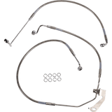DRAG SPECIALTIES BRAKE LINE RR NON ABS SS (640232) - DRIVEN Canada's Powersports 640232