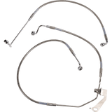 DRAG SPECIALTIES BRAKE LINE RR NON ABS SS (640232) - DRIVEN Canada's Powersports 640232