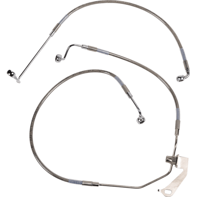 DRAG SPECIALTIES BRAKE LINE RR NON ABS SS (640232) - DRIVEN Canada's Powersports 640232