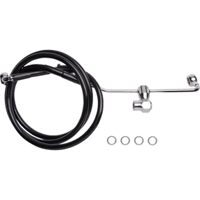 DRAG SPECIALTIES BRAKE LINE RR NON ABS - DRIVEN Canada's Powersports 6141900 - BLK