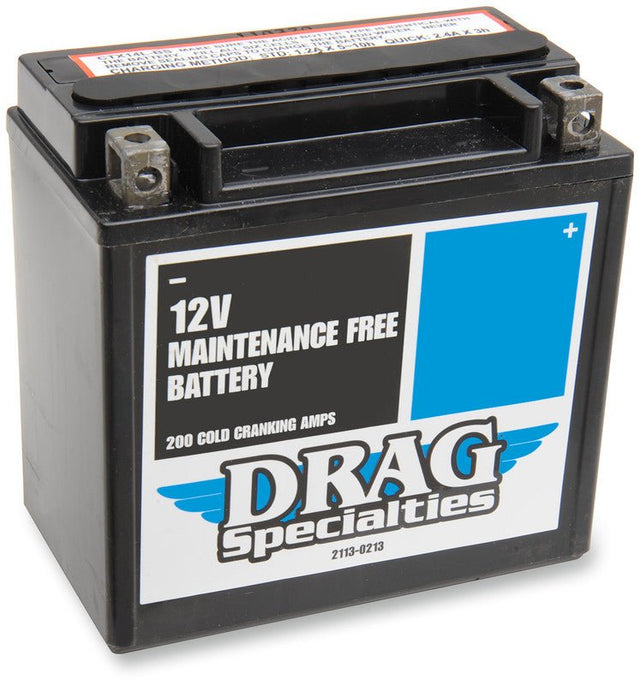 DRAG SPECIALTIES CTX14L - BS DRAG W/ACID PACK (DTX14L - BS) - DRIVEN Canada's Powersports DTX14L - BS
