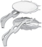 DRAG SPECIALTIES FLAME OVAL CHROME (PR) - DRIVEN Canada's Powersports 0640 - 0484