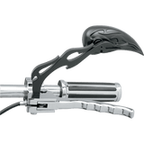 DRAG SPECIALTIES FLAMED STEM TEARDROP 6" PR - DRIVEN Canada's Powersports 0640 - 0289