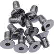 DRAG SPECIALTIES FLAT HD SCREW (10) 3/8 - 16*3/4 CY - CHROME (MPB584) - DRIVEN Canada's Powersports 632393176026MPB584