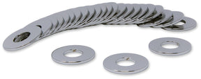 DRAG SPECIALTIES FLAT WASHERS 3/8 USS (25) CY - CHROME - DRIVEN Canada's Powersports 632393670432MPB596