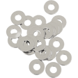 DRAG SPECIALTIES FLAT WASHERS 5/16 USS (25) CY - CHROME - DRIVEN Canada's Powersports 632393670418MPB595