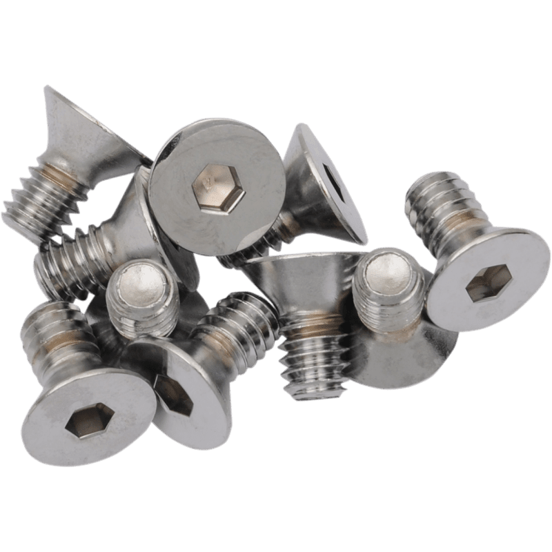 DRAG SPECIALTIES FLATHEAD SCREW 1/4 - 20X5/8" (10) - Driven Powersports Inc.632393175937MPB575