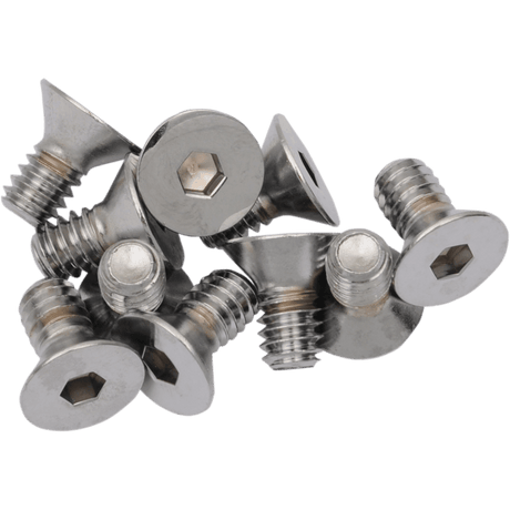 DRAG SPECIALTIES FLATHEAD SCREW 1/4 - 20X5/8" (10) - Driven Powersports Inc.632393175937MPB575