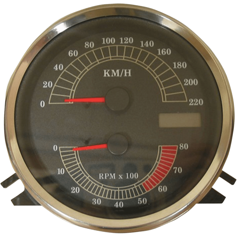 DRAG SPECIALTIES FLHR SPEEDO W/TACH KM/H (2210 - 0332) - DRIVEN Canada's Powersports 2210 - 0332