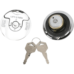 DRAG SPECIALTIES FLUSH LOCKING CAPS VENT/NOVENT (PR) - DRIVEN Canada's Powersports DS - 390079