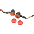 DRAG SPECIALTIES GL/BLK DUECE LIGHTS AMB/RED STUD PR - DRIVEN Canada's Powersports 2040 - 1041