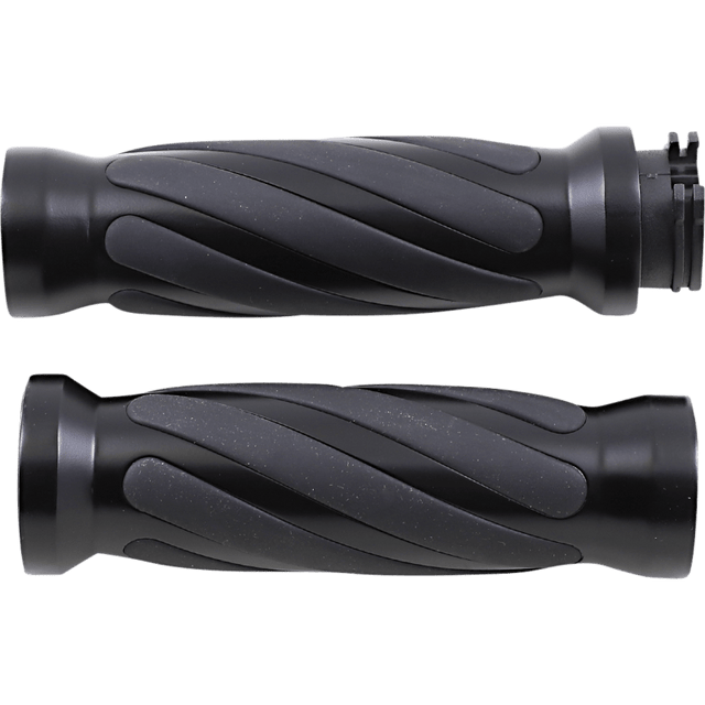 DRAG SPECIALTIES GRIP MBLACK TWISTED 81+ (17 - 0543MBD) - DRIVEN Canada's Powersports 17 - 0543MBD