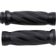 DRAG SPECIALTIES GRIP MBLACK TWISTED TBW (17 - 0543MBT) - DRIVEN Canada's Powersports 17 - 0543MBT