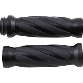 DRAG SPECIALTIES GRIP MBLACK TWISTED TBW (17 - 0543MBT) - DRIVEN Canada's Powersports 17 - 0543MBT