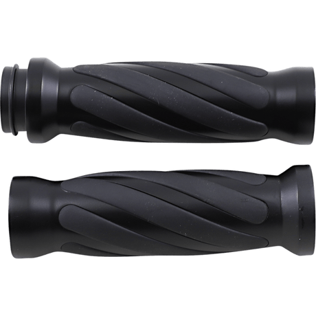 DRAG SPECIALTIES GRIP MBLACK TWISTED TBW (17 - 0543MBT) - DRIVEN Canada's Powersports 17 - 0543MBT