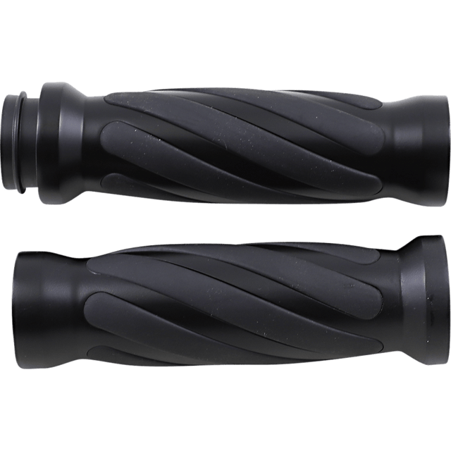 DRAG SPECIALTIES GRIP MBLACK TWISTED TBW (17 - 0543MBT) - DRIVEN Canada's Powersports 17 - 0543MBT