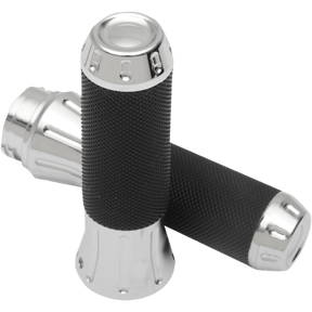 DRAG SPECIALTIES GRIPS COBRA CHROME (354120) - DRIVEN Canada's Powersports 354120