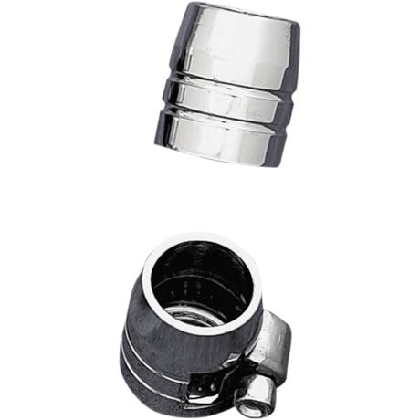 DRAG SPECIALTIES GROOVED HOSE END 1/4 - 5/16 W/CLAMP 6PAK (DS - 096609) - DRIVEN Canada's Powersports DS - 096609