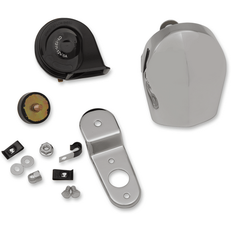 DRAG SPECIALTIES HORN KIT 91 - 19 FLHT/91 - 17 S/TAIL HORN KIT W/CVR - DRIVEN Canada's Powersports E11 - 6167