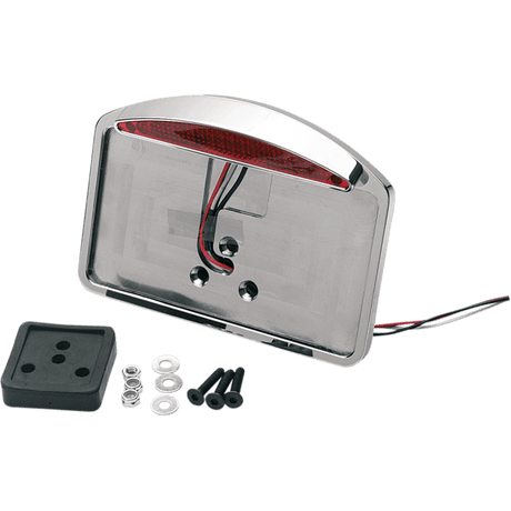 DRAG SPECIALTIES LIC PLATE ASSEM W/LED LIGHT 4X7 PLT (0906 - 6040) - DRIVEN Canada's Powersports 0906 - 6040