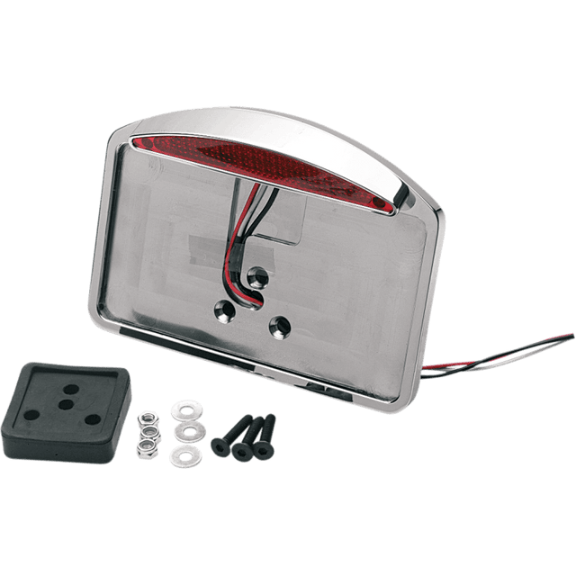DRAG SPECIALTIES LIC PLATE ASSEM W/LED LIGHT 4X7 PLT (0906 - 6040) - DRIVEN Canada's Powersports 0906 - 6040