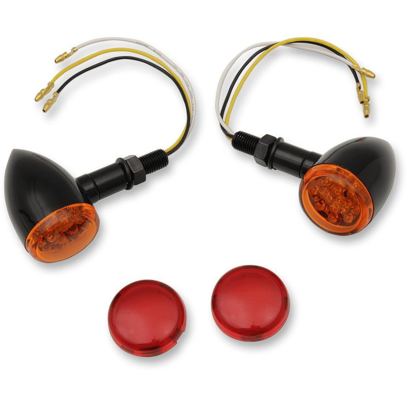 DRAG SPECIALTIES LIGHT LED AMBR/RED - DRIVEN Canada's Powersports 20 - 6390BA/RIQ