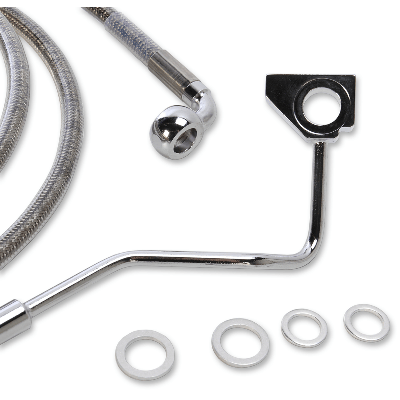 DRAG SPECIALTIES LINE BRAKE SS 15 - 19 FLTR +2 (615220 - 2) - DRIVEN Canada's Powersports 615220 - 2