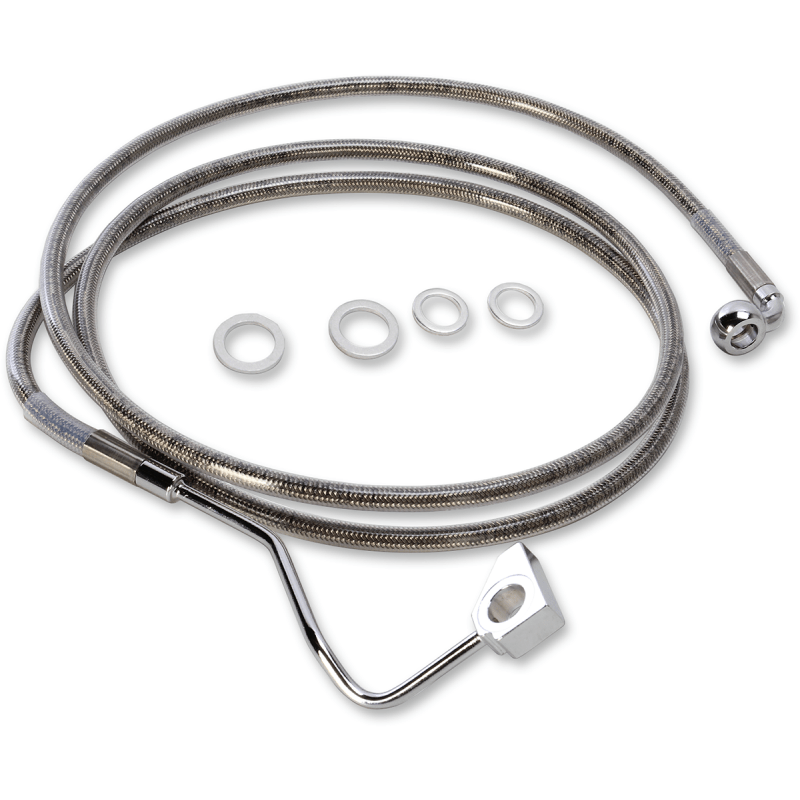 DRAG SPECIALTIES LINE BRAKE SS 15 - 19 FLTR +2 (615220 - 2) - DRIVEN Canada's Powersports 615220 - 2