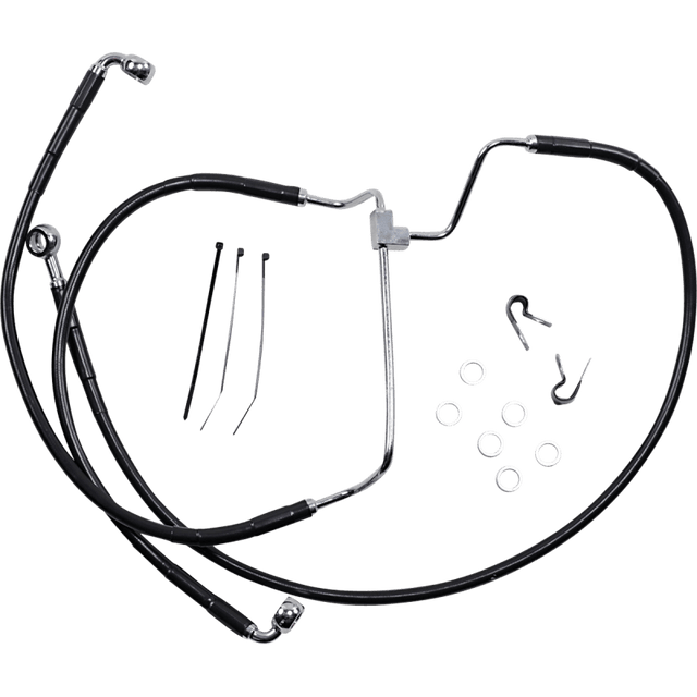 DRAG SPECIALTIES LINE BRK 14 - 19 FLHR/X B+2 (614085 - 2BLK) - DRIVEN Canada's Powersports 614085 - 2BLK