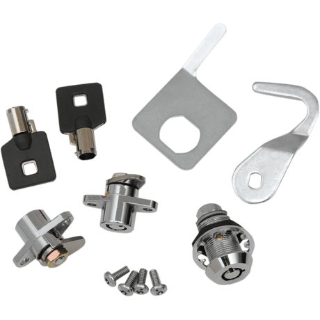 DRAG SPECIALTIES LOCK SET BAGS/BOX 97 - 13 (S77 - 0145/7 - AD) - DRIVEN Canada's Powersports S77 - 0145/7 - AD