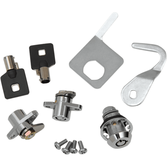 DRAG SPECIALTIES LOCK SET BAGS/BOX 97 - 13 (S77 - 0145/7 - AD) - DRIVEN Canada's Powersports S77 - 0145/7 - AD