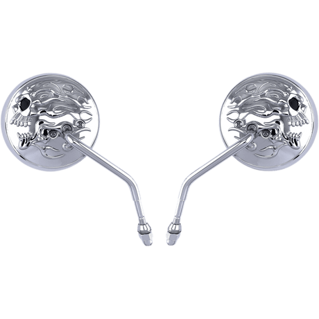 DRAG SPECIALTIES MIRROR FLAME SKL 4.5" (M60 - 6616C) - DRIVEN Canada's Powersports M60 - 6616C