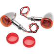DRAG SPECIALTIES MINI DEUCE MARKER LIGHTS AMB/RED (PR) (2040 - 0278) - DRIVEN Canada's Powersports 2040 - 0278