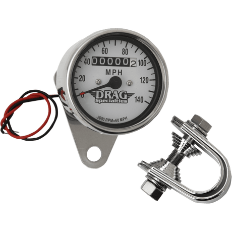 DRAG SPECIALTIES MINI MECH 140MPH SPEEDO 2:1 - DRIVEN Canada's Powersports DS - 244135